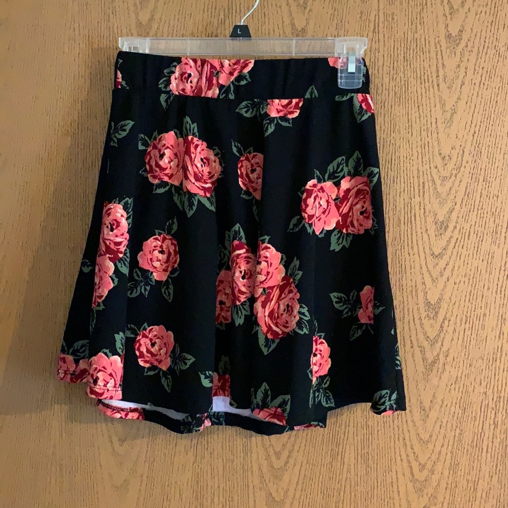 Floral skater skirt